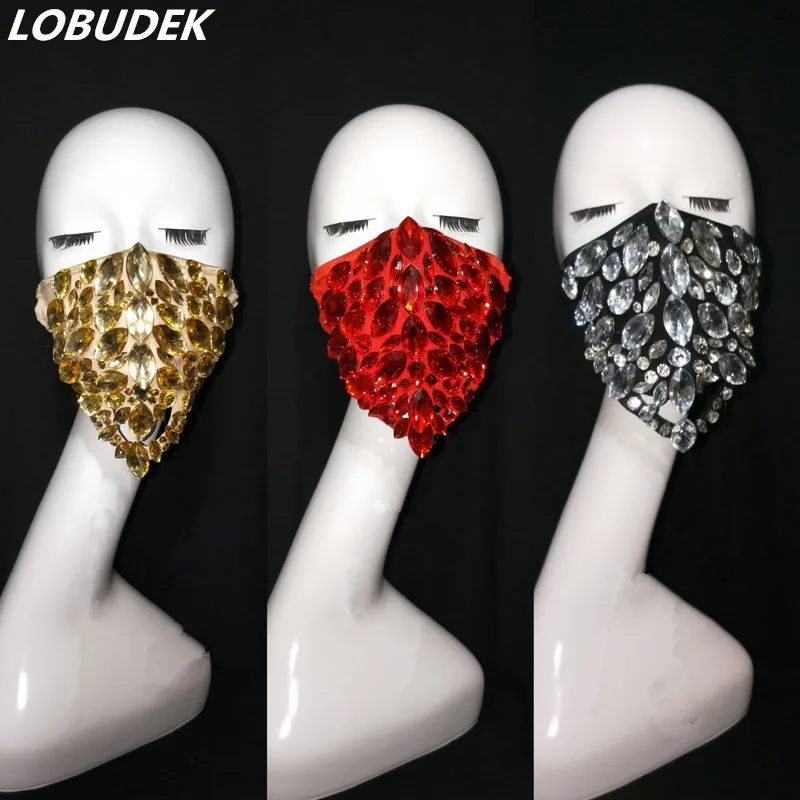 Черные красные золотые бриллианты для ночного клуба вечеринки шоу подиума