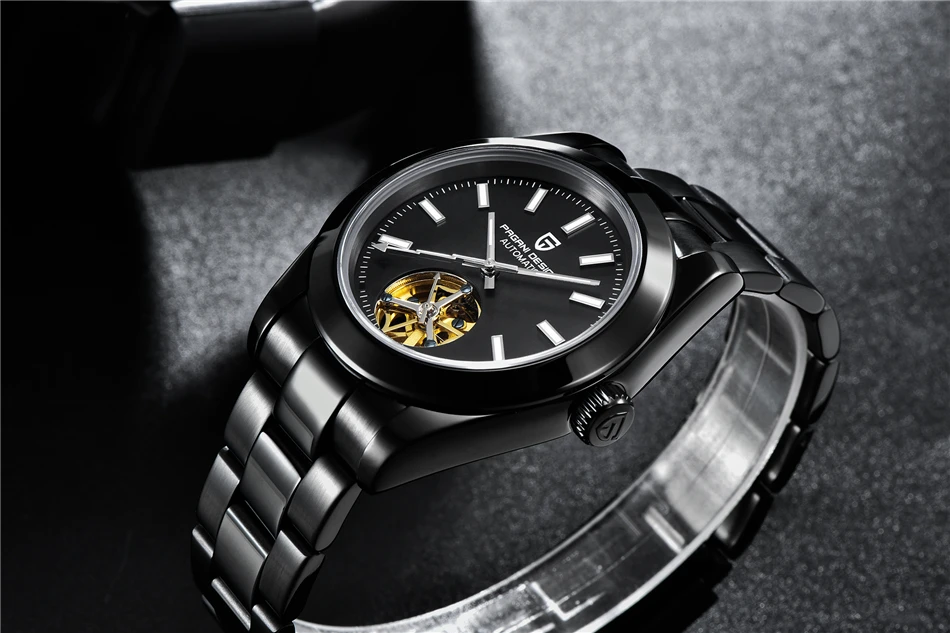 PAGANI DESIGN Nuovo Acciaio inossidabile Degli Uomini Della Vigilanza Vetro  Zaffiro Tourbillon Orologio Automatico di Marca di Affari Impermeabile  Orologio Meccanico|Mechanical Watches| - AliExpress