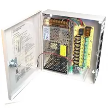 9CH AC100-240V к DC12V 5A 10A 15A блок питания адаптер трансформатор для видеонаблюдения камера Светодиодная лента светильник
