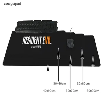 

Keyboard Mouse pad Resident Evi Large table mat laptop computer keyboard Rug Rubber Mat XL 900X300 M M Stitched Edge