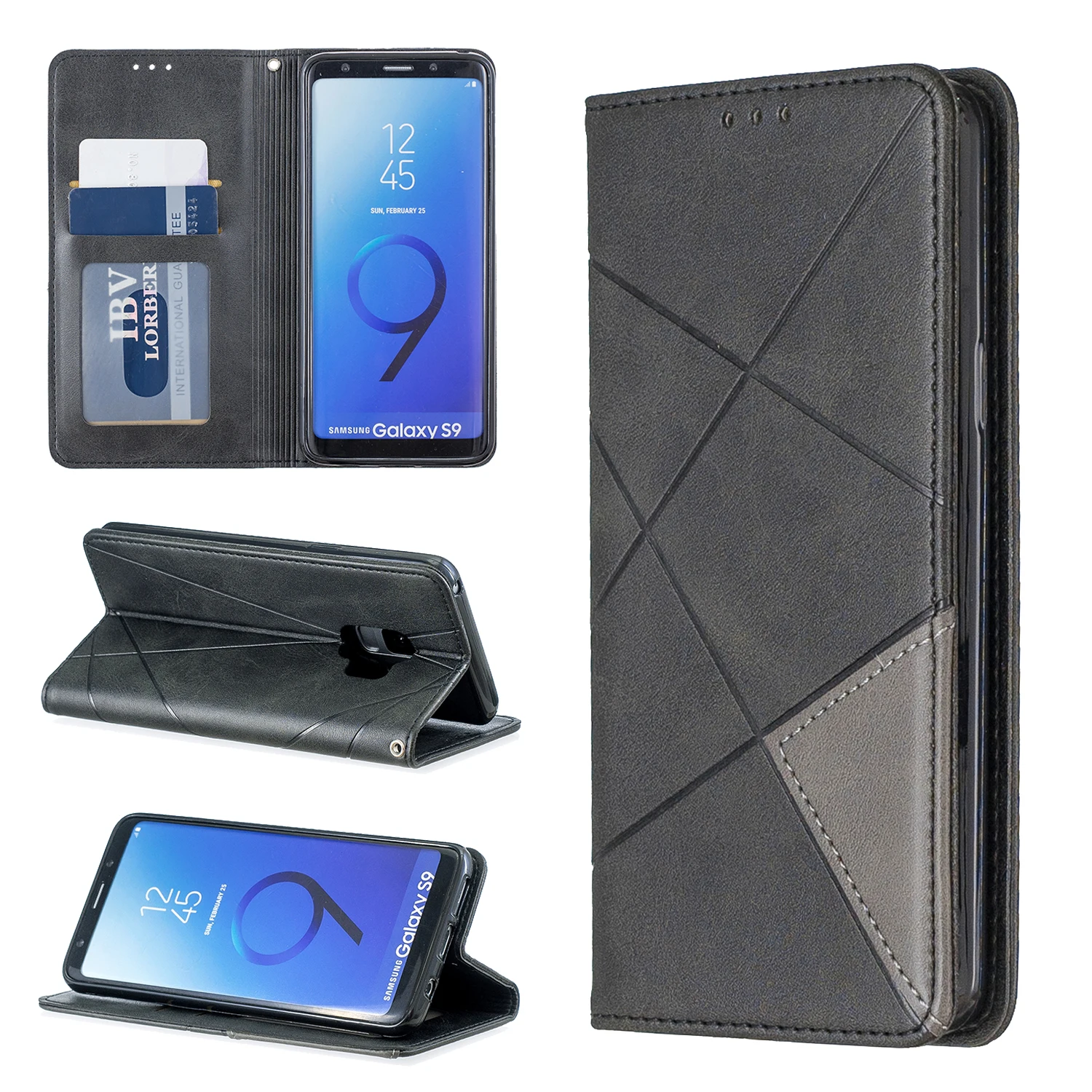 

Wallet Case For Samsung Galaxy S9 S9 Plus Case Luxury PU Leather Magnetic Flip Cover for Samsung Galaxy S9 Plus Phone Cover