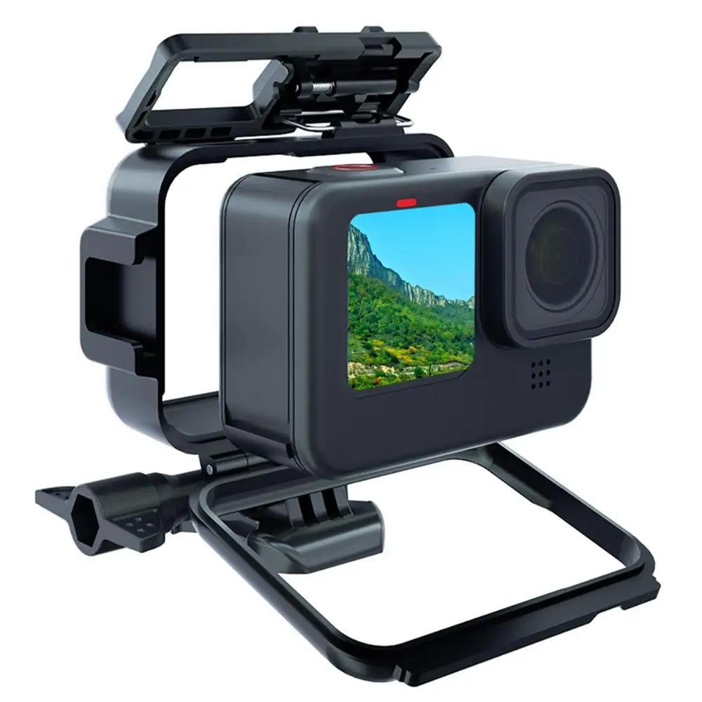 

Portable Housing Case Plastic Frame Anti-fall Protective Shell Cover for Gopro- Hero9 Action Camera Accessories