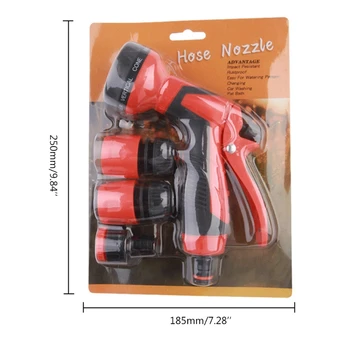 

2020 New 4 Pcs Garden Water Spray Lawn Watering Sprinkler Car Wash Ajustable Hose Nozzles