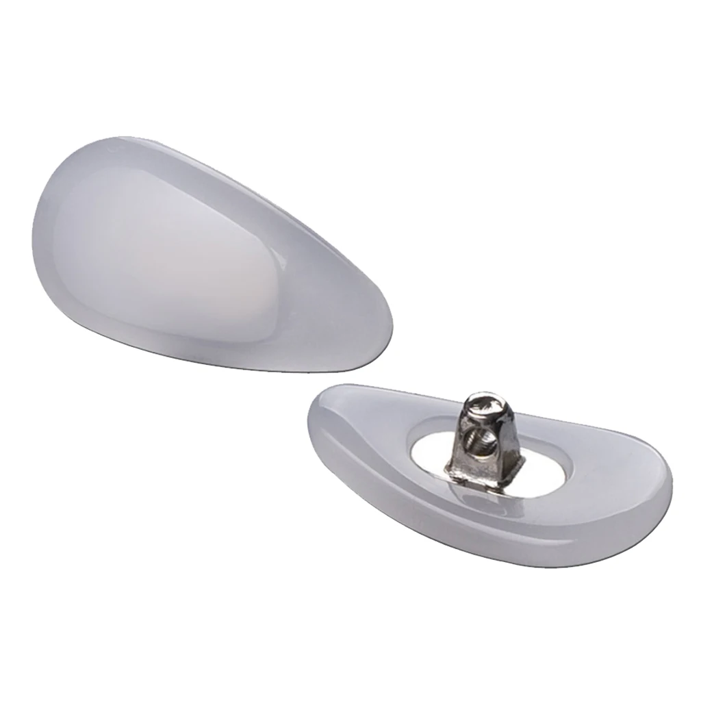 1 Pair Screw-in Nosepad for Eyeglass Sunglasses Spectacles Jade Nose Pads Replacement