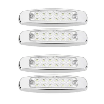 

For Peterbilt Side Marker Lights 160mm X 45mm X 10mm Truck Trailer DC 12-24V