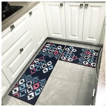 

Multi-purpose Kitchen Bathroom Anti-skid Floor Mat Living Room Bed Front Sofa Carpet Door Mat Home Floor Mats Kitchen Rug