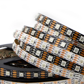 

WS2813 DC5V (WS2812B/WS2815) RGB LED Pixels Strip Light Individually Addressable LED Dual-Signal 1m/5m 30/60/144 Pixels/Leds/m