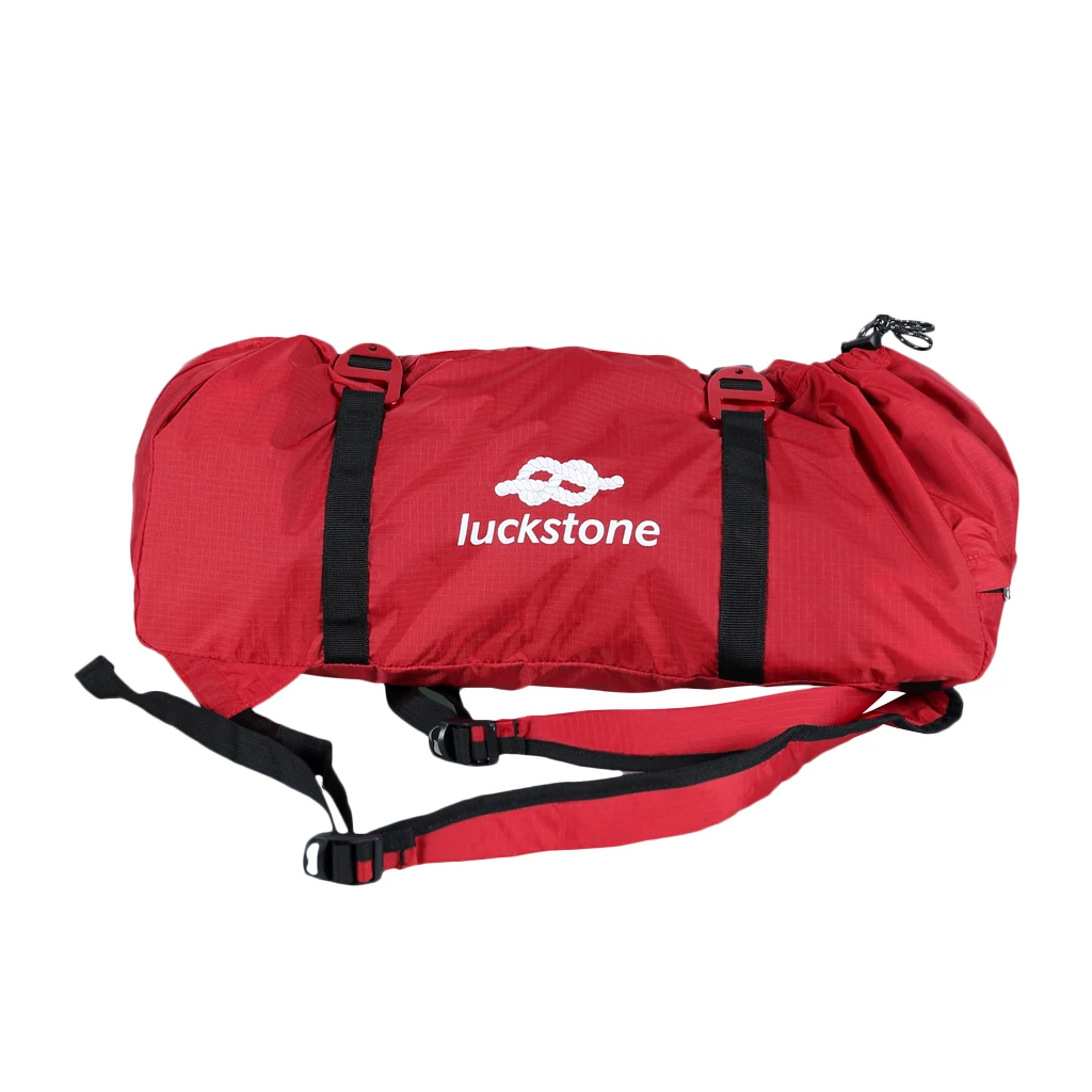 Ultralight Folding Rock Climbing Caving Rope Bag Sling Cord Gear Holder Carry Backpack & Ground Sheet - Choice of Color