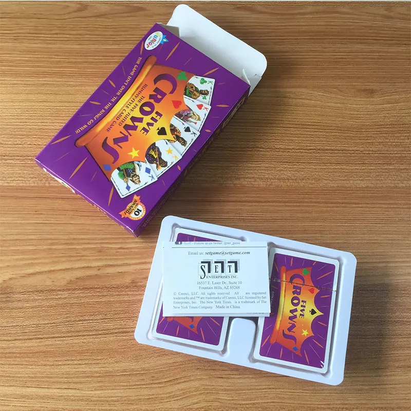 

Five Crowns Card Funny with a rotating Board Game Friends Family Interactive Game Family Entertainment Party Toys