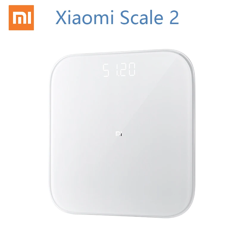 Оригинальные смарт-весы Xiaomi Mijia Scale 2 цифровой безбатарейный отсек светодиодный