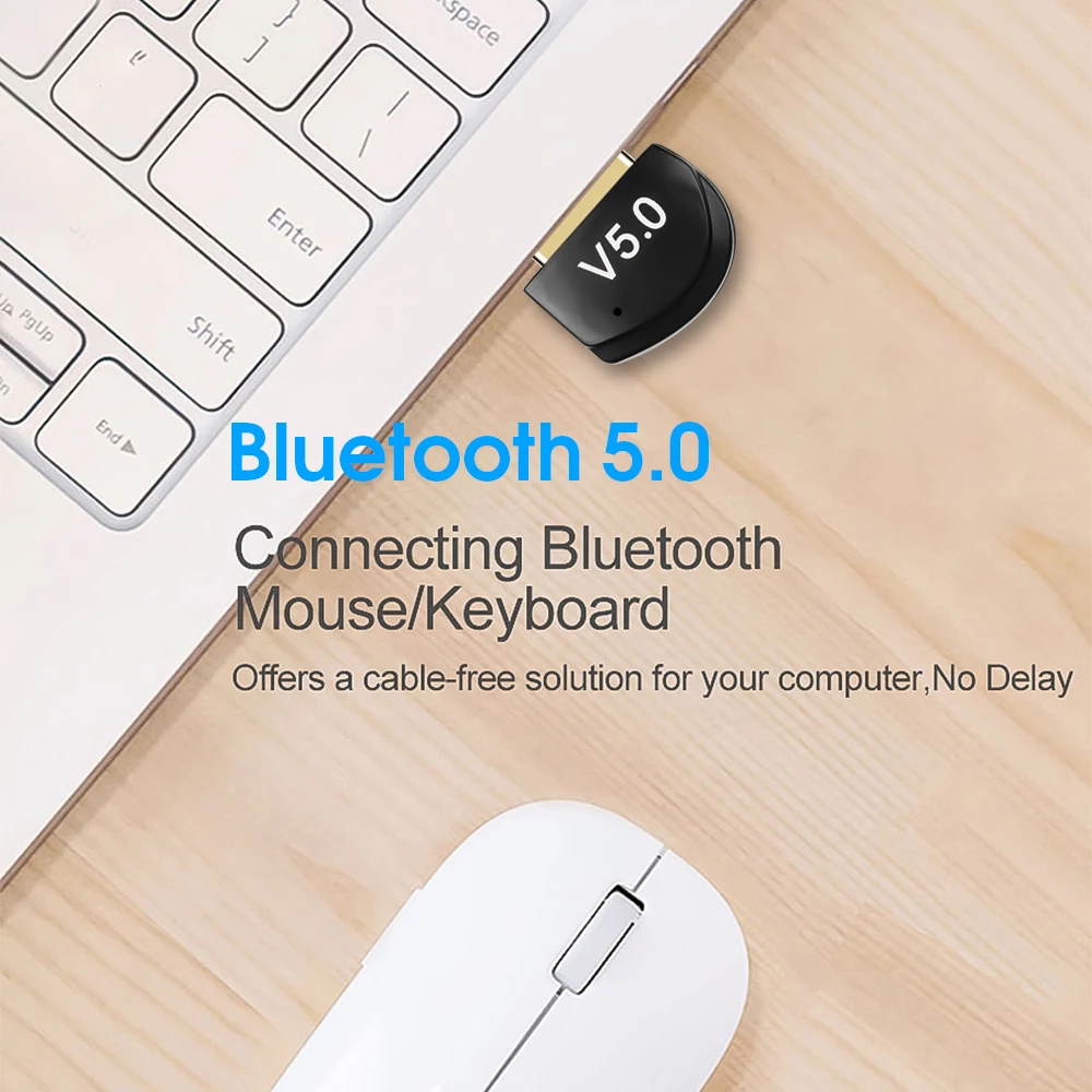Kebidumei беспроводной 5,0 Bluetooth USB адаптер Bluetooth ключ приемник передатчик беспроводной USB адаптер для компьютера ПК ноутбука
