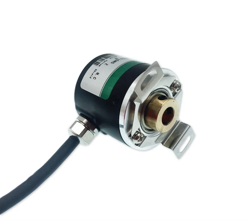 Полый оси фотоэлектрический Поворотный энкодер GTK3808 600 импульсный ABZ трехфазный 5-24 В