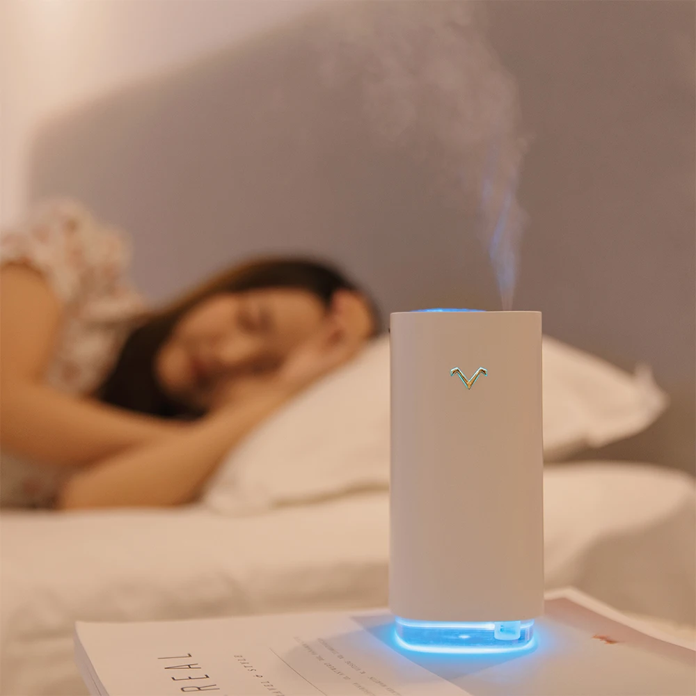 

Portable Air Humidifiers Projection Humidifier 320ML Cool Mist Ultrasonic Essential Aroma Oil Diffuser With Colorful Night Light