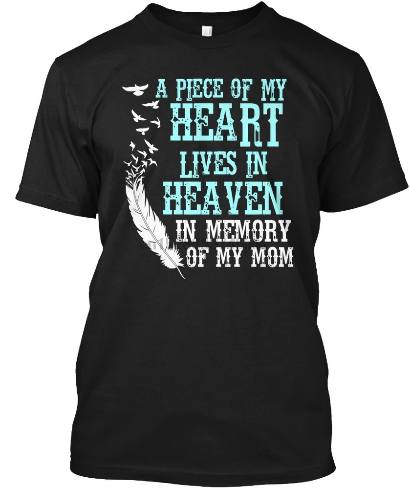 Men T Shirt IN MEMORY OF MY MOM angel mom Women t-shirt | Мужская одежда