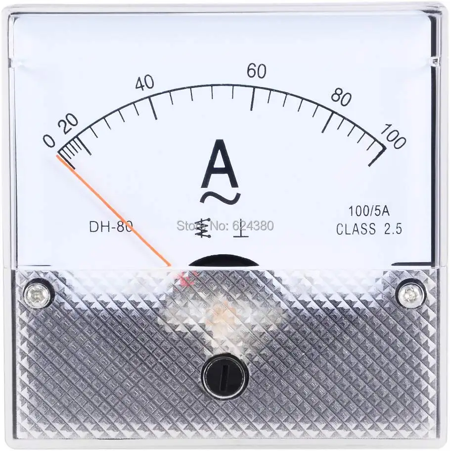 Аналоговый панельный Амперметр DH80 амперметр переменного тока 0 30 А 5 10 20 50