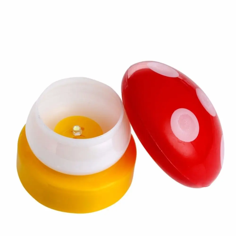 1 шт. Мини светодиодный ночник лампа игрушка сказочная форма гриба Нажмите Вниз