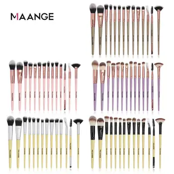 

14pcs Fan Makeup Brushes Set Eye Shadow Eyeliner Brush Foundation Make Up Brush Concealer Lip Eye Eyelash Eyebrow Cosmetic TSLM1