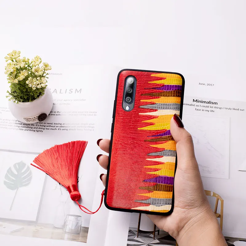 

Phone Case For Huawei P20 P30 lite Mate 10 20 Pro lite Cowhide Colorful Painted For Honor 8 8X 9 10 lite Case