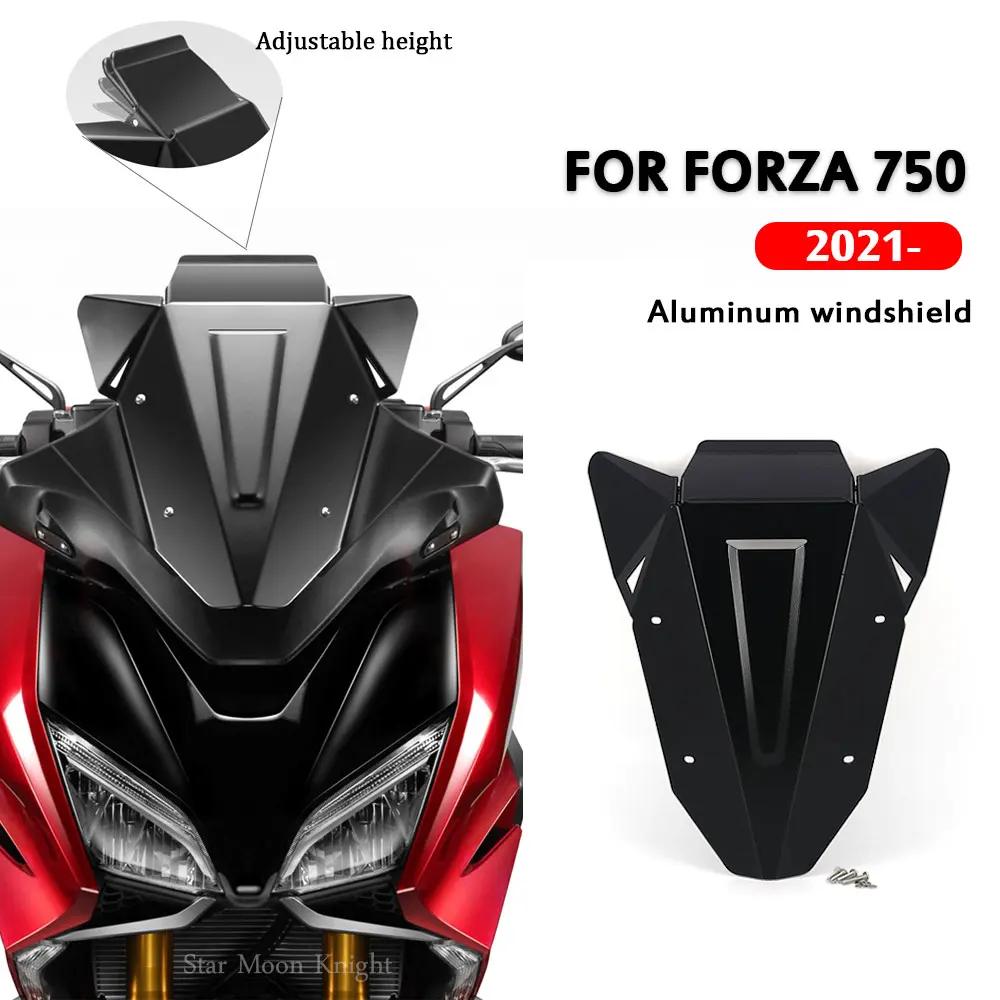 

Алюминиевый ветрозащитный экран для лобового стекла, для Honda, FORZA 750, forza750 2021, аксессуары для мотоциклов