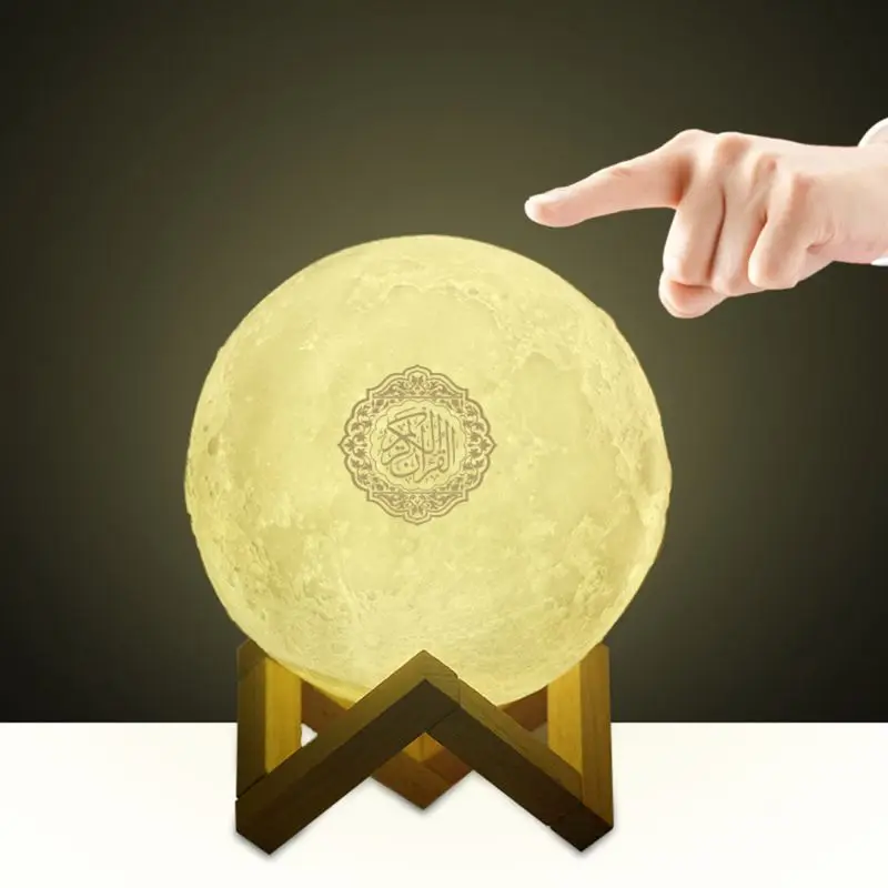 Quran Bluetooth динамик s пульт дистанционного управления светодиодный Nigt луна лампа quran динамик Y4QD