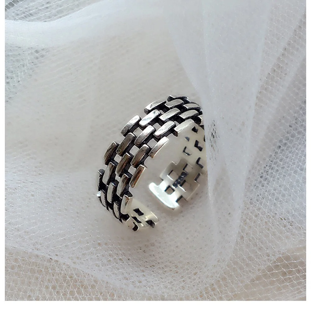 S925 серебряное кольцо Простой Личность прекрасный сладкий Япония и Южная Корея