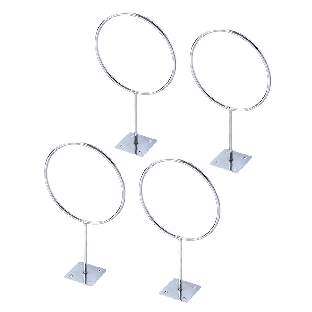 4pcsBallRackIronWallMountDisplayBracketBallHolderBallRack