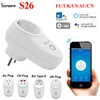 Sonoff S26 WiFi Smart Socket US/UK/EU Plug Wireless Power Timer Sockets Smart Home Switch Work With Alexa Google Assistant IFTTT ► Photo 1/6