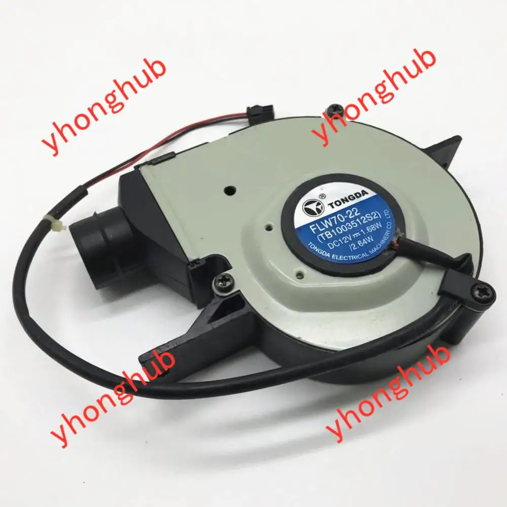 TONGDA FLW70 22 AC/DC 12V 1 68 W 2 провод Сервер вентилятор