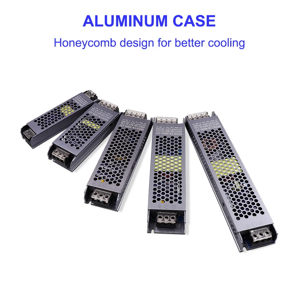 Trasformatore AC/DC 12V 24V 60W 100W 200W 300W 400W 500W alimentatore ...