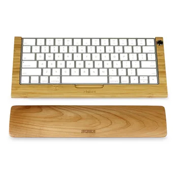 

Bamboo Wood Craft Bluetooth Wireless Keyboard Stand Dock Holder For Apple IMac new Mac keyboard