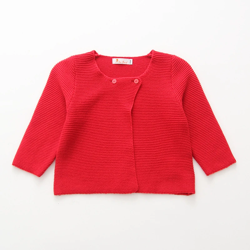little girl red sweater