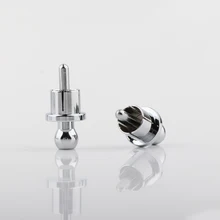 

8PCS Hifi Audio Rhodium Plated RCA Cap Plug Short-Circuit Socket Phono Connector RCA Shielding Jack Socket Protect Cover Caps