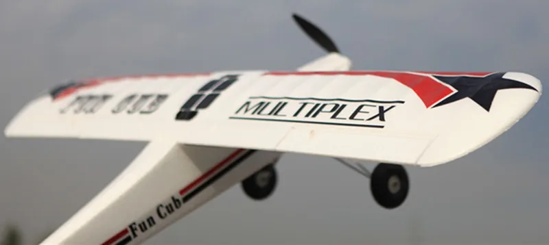 1,1 м J3 Fun Cub EPO тренажер RC самолет красный и синий вариант