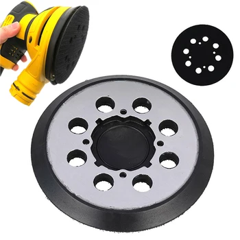 

8 Hole Sanding Pad Sander Backing Hook Loop 125mm Sanding Pad Sander Adhesive for Electric Grinder Power Tool Accessories