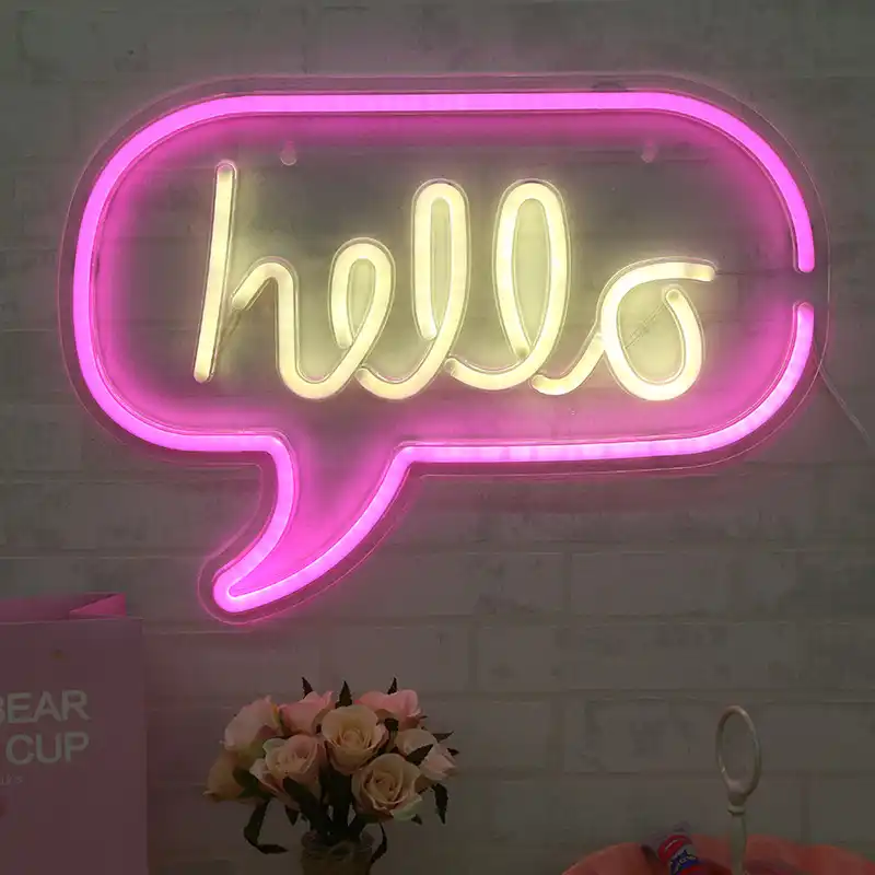 hello star luz led de neon para pared artistica luces decorativas para pared de habitacion cumpleanos fiesta bar decoracion de tienda