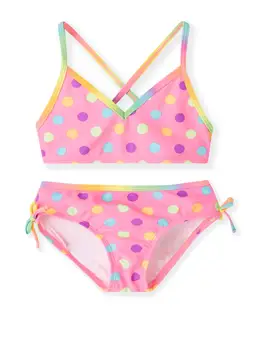 

Girls Swimsuits Halter Bikini Two Piece Bathing Suit Kids Bikini