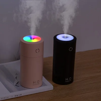 

310ml Portable Humidifier USB Ultrasonic Dazzle Cup Aroma Diffuser Cool Mist Maker Air Humidifier Purifier with Romantic Light