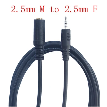 

1.8mtr 4 Pole stereo 2.5mm Male to 2.5mm Female Jack Male To Female extension audio Cable