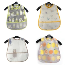 Мультяшные регулируемые водонепроницаемые детские нагрудники Eva для кормления Слюнявчики Babador Drooling детские вещи Bavoir слюнявчик Детский фартук
