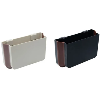 

Car Durable Foldable Wastebasket Car Hanging Trash Can Seat Back Organizers Storage Box High-Quality Car Accessories
