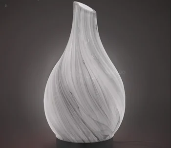 

KBAYBO100ml ceramic gray Electric Aroma Diffuser Air Humidifier Oil Diffuser Aromatherapy Cool Mist Maker with LED night lights