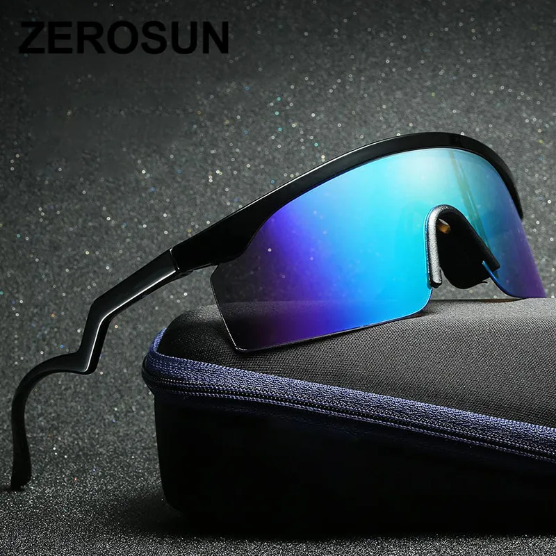 Zerosun солнцезащитные очки для вождения для мужчин и женщин с покрытием HD Polaroid Солнцезащитные очки для мужчин ветрозащитные модные очки антибликовые очки Чехол