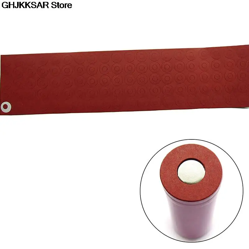 1 Sheets(100pcs) 18650 Battery Insulator Insulation Ring Adhesive Cardboard Paper | Инструменты