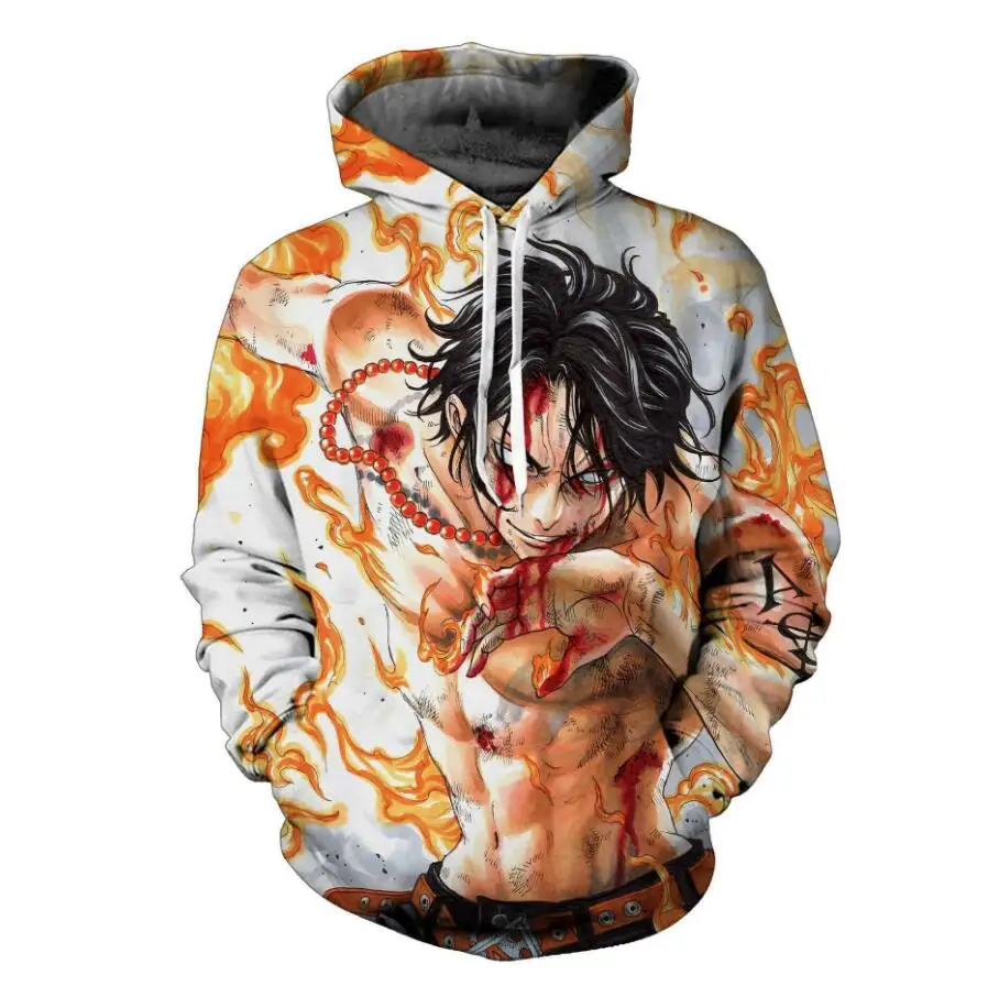 3d Digital Printing ONE PIECE Trafalgar Law Costume Hoodie Cosplay Sweatshirts Clothing Costumes