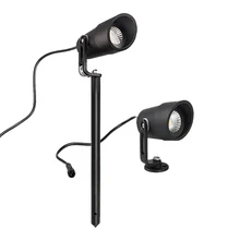 10 шт. уличный садовый Точечный светильник 12 В 24 в 3 Вт COB IP67 Водонепроницаемый садовый прожектор Spike лампы для газонов дерево прожектор ландшафтный светильник ing