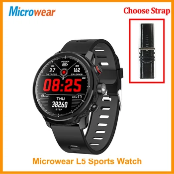 

Gift Strap L5 Smart Watch Microwear ECG Heart Rate IP68 Waterproof Anti-Fingerprints Bluetooth VS L12 SG2 L13 SmartWatch
