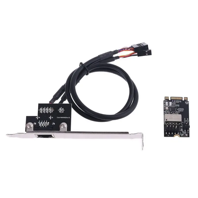 

1000Mbps Mini PCIe/M.2 To Gigabit Ethernet M.2 B-Key M-key to RJ45 Adapter Card X6HA