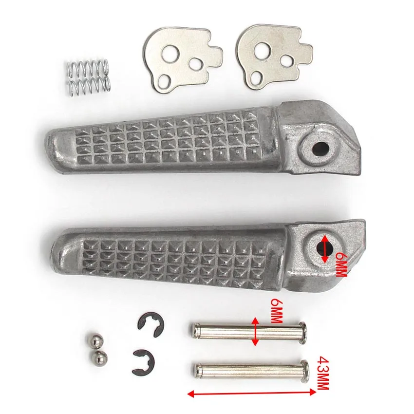 Задние подножки для ног для Honda CBR1100XX Blackbird CB1000/F/S/SF/X4 1300/F SC40 SC38/S Super CB-1 CB400F NT400 Bros NC25