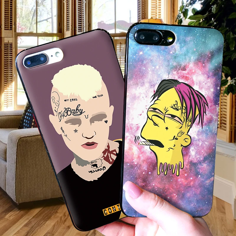 Чехол для IPhone Xr Xs Xsmax X 6 6s 7 8 Plus Lil Peep XS Max 9 силиконовая лента Capa | Мобильные телефоны