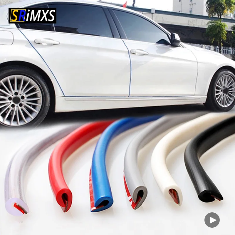 2,5 m/5m/10m U Typ Universal Auto Tür Schutz Rand Guards Trim Styling Form Streifen gummi Scratch Protector Für Auto Auto